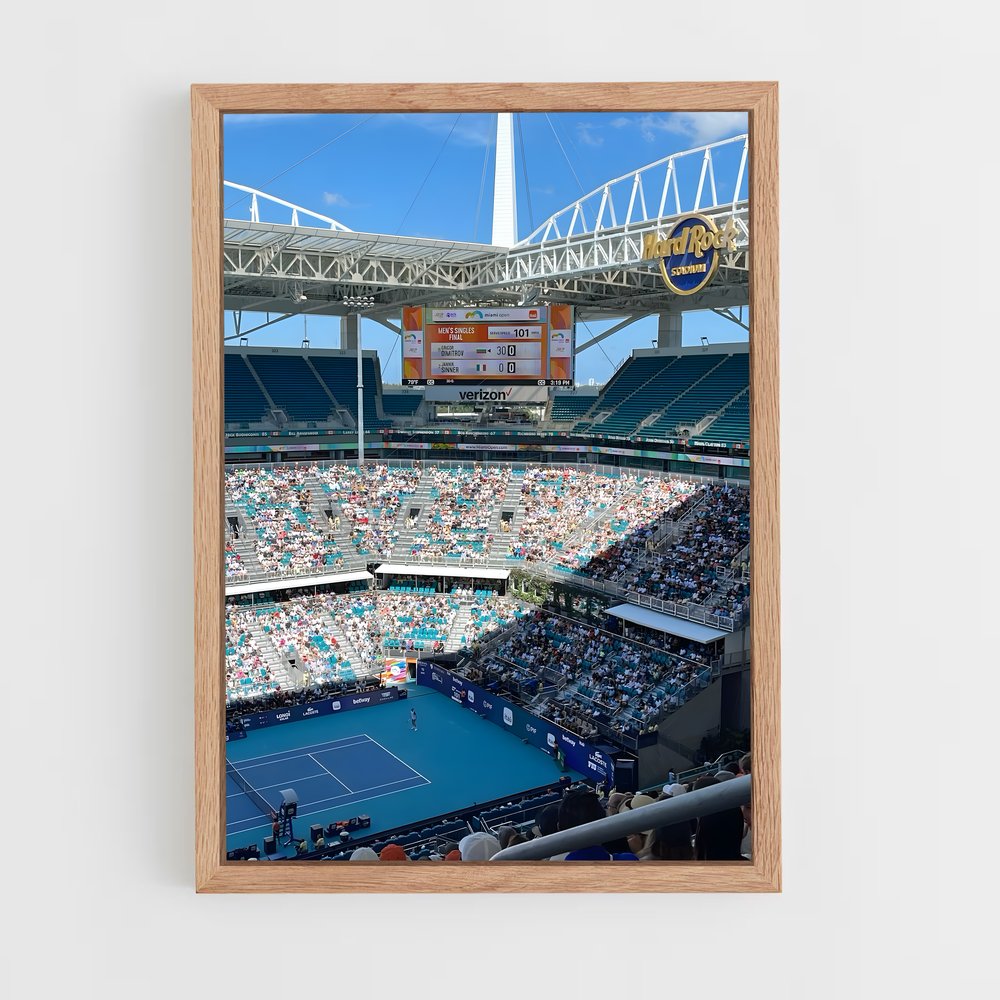 Poster Match de Miami – affiche Tennis (vue 4)